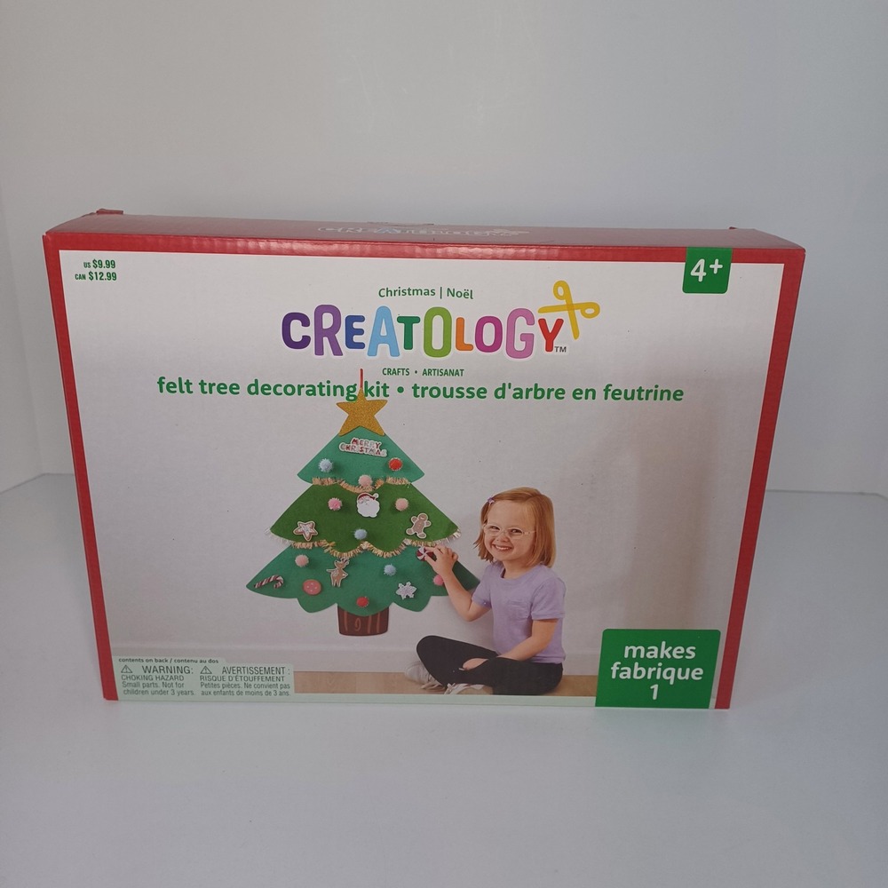 Creatology Felt Tree Decorating Kit Christmas Crafts Kids Ages 4+ NEW